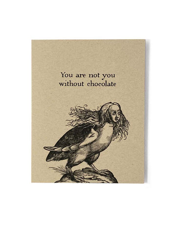 Chocolate Note Card
