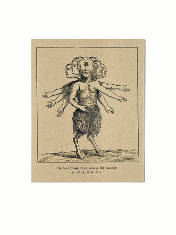 Handsy Guy Note Card