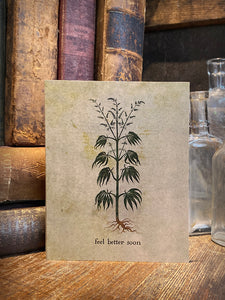 Medieval Cannabis Note Card