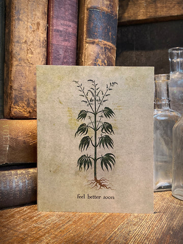 Medieval Cannabis Note Card