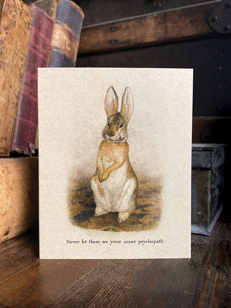 Psycho Bunny Note Card