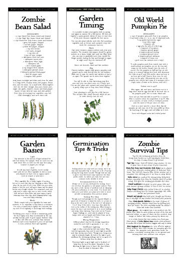 Zombie Apocalypse Survival Seeds